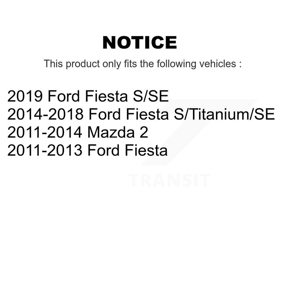Rear Suspension Shock Absorber Pair For Ford Fiesta Mazda 2 K78-100325