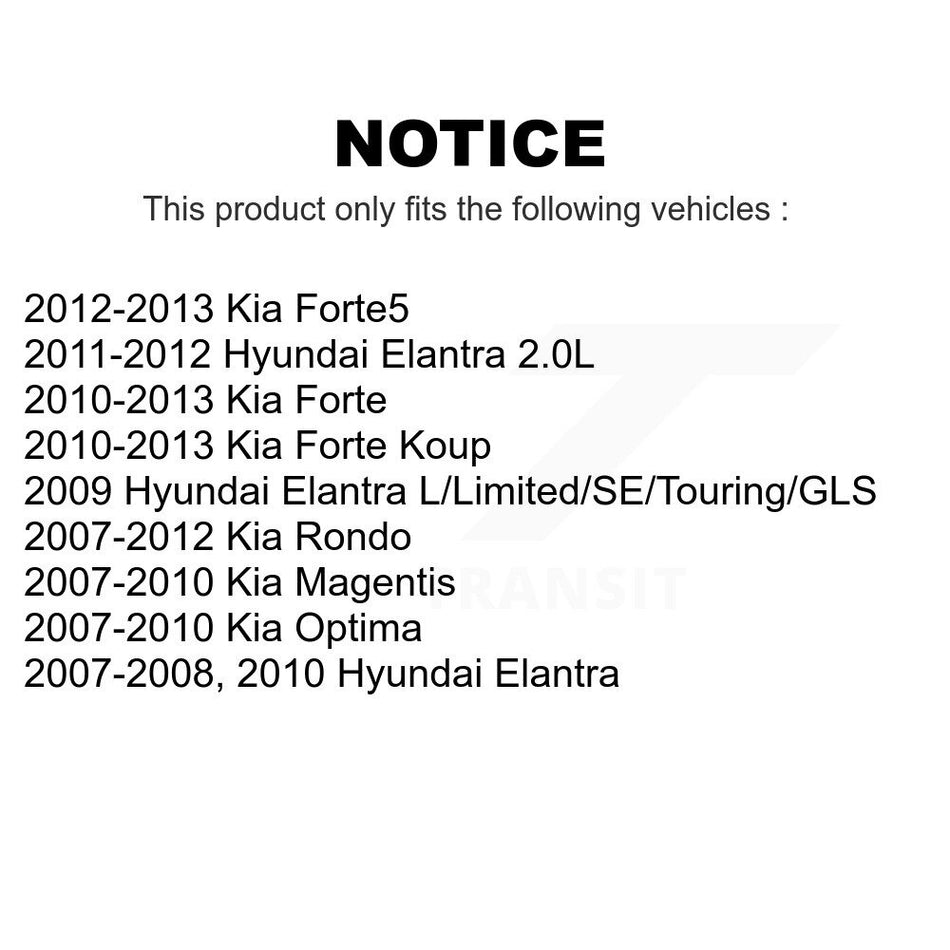 Front Suspension Ball Joints Pair For Hyundai Elantra Kia Forte Optima Rondo Koup Forte5 Magentis KTR-101134