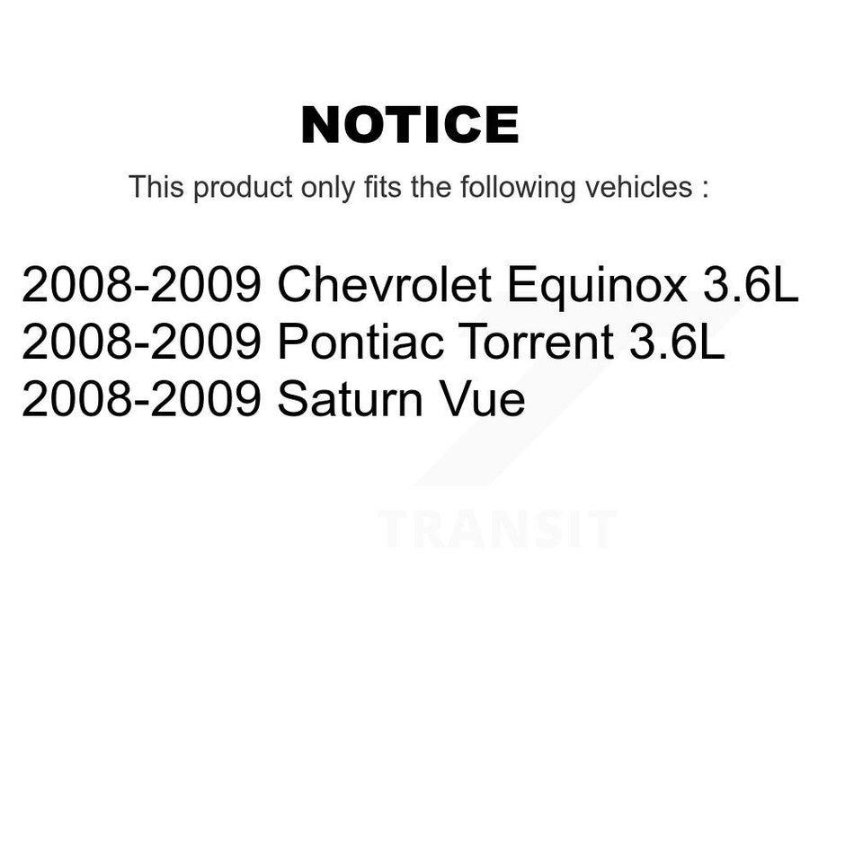 Front Steering Tie Rod End Kit For 2008-2009 Saturn Vue Chevrolet Equinox Pontiac Torrent KTR-101916