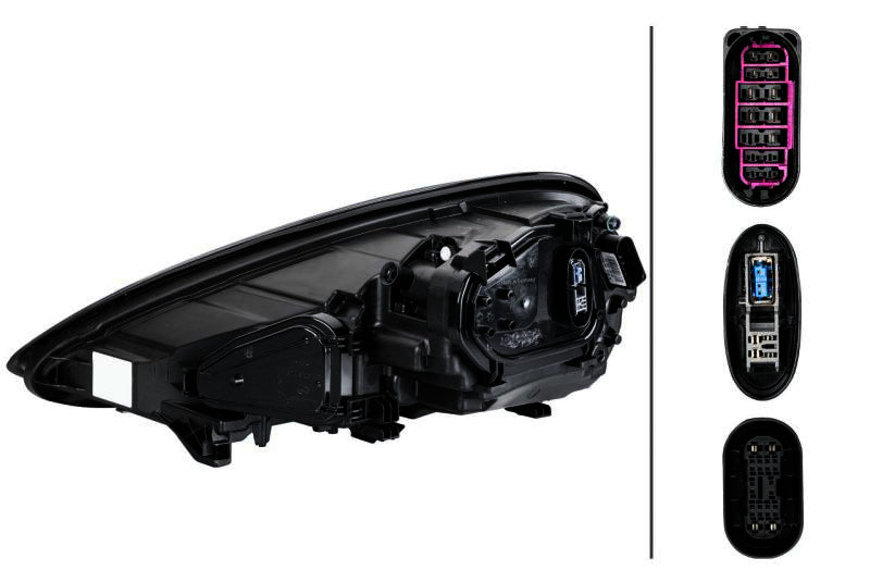 HELLA Headlight Assembly - 011099541