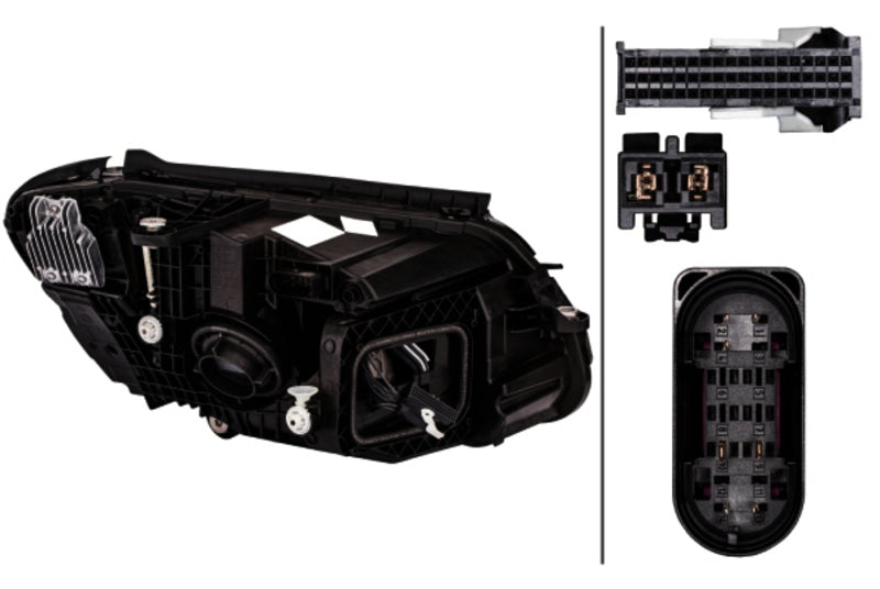 HELLA Headlight Assembly - 013063551
