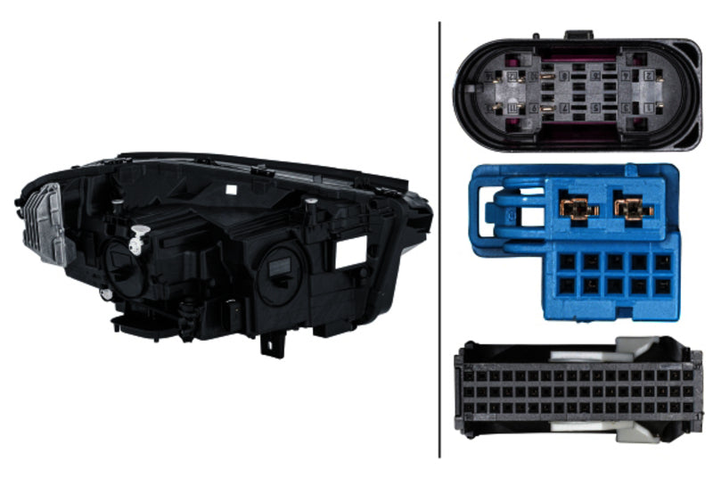 HELLA Headlight Assembly - 013074751
