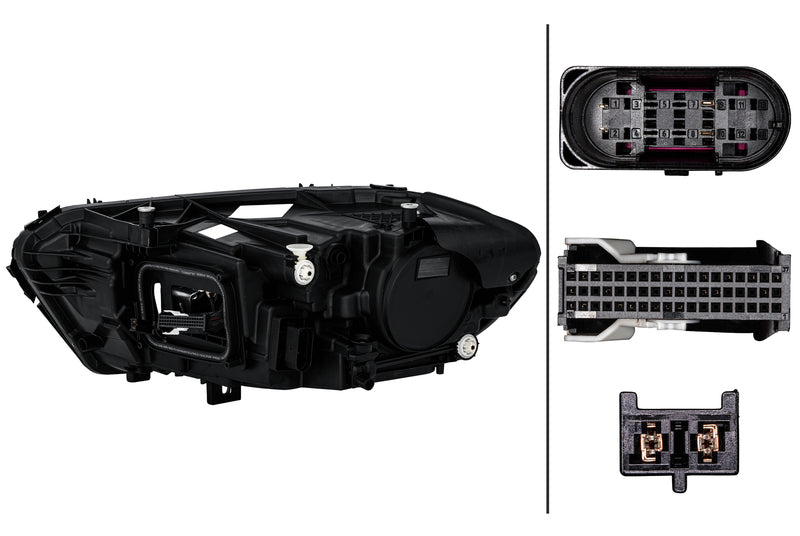 HELLA Headlight Assembly - 015091861