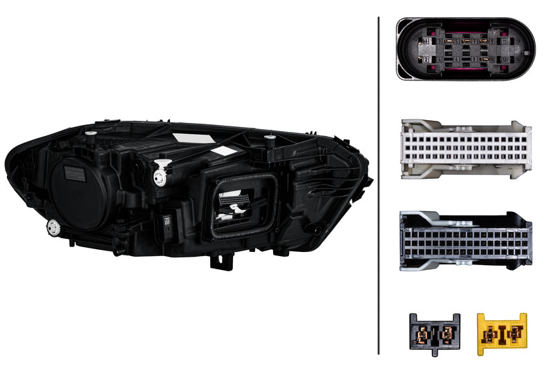 HELLA Headlight Assembly - 015091951