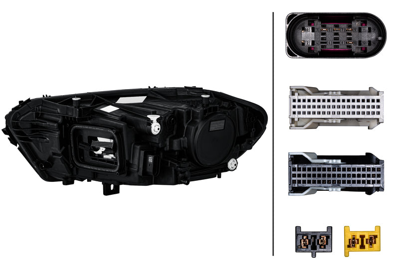 HELLA Headlight Assembly - 015091961
