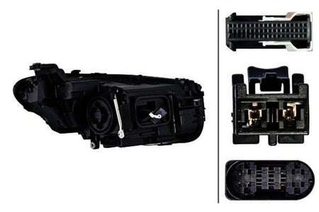 HELLA Headlight Assembly - 015619651