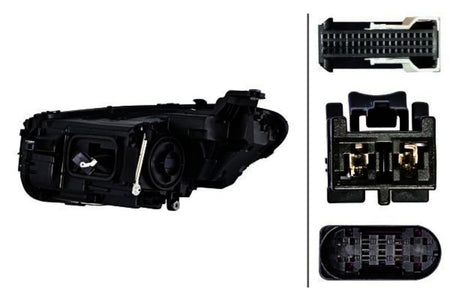 HELLA Headlight Assembly - 015619661