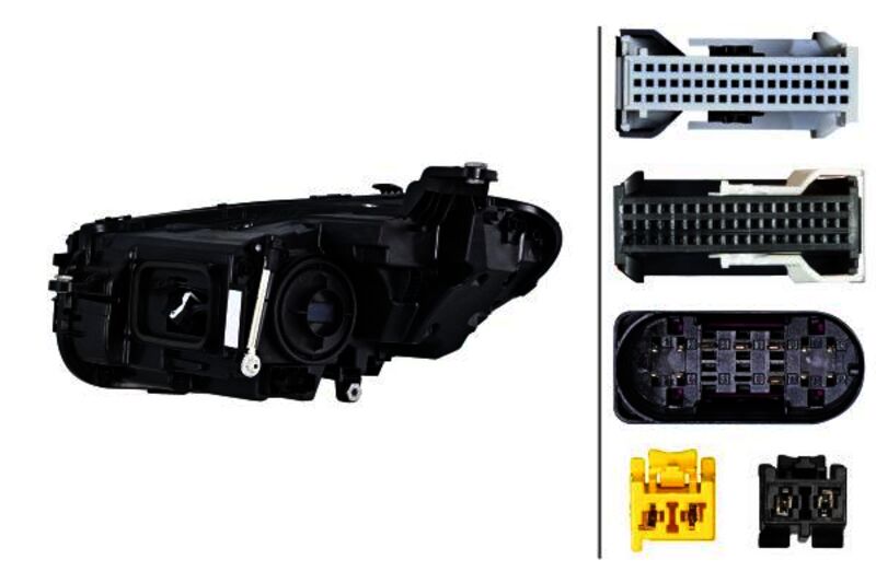 HELLA Headlight Assembly - 015619861