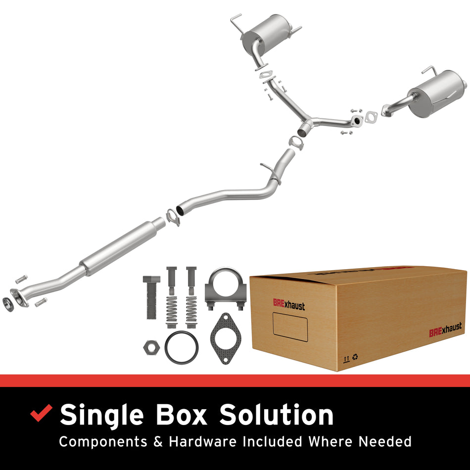 BRExhaust Direct-Fit Exhaust System Kit - 106-0133