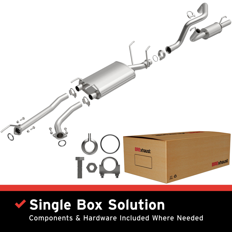 BRExhaust Direct-Fit Exhaust System Kit - 106-0177