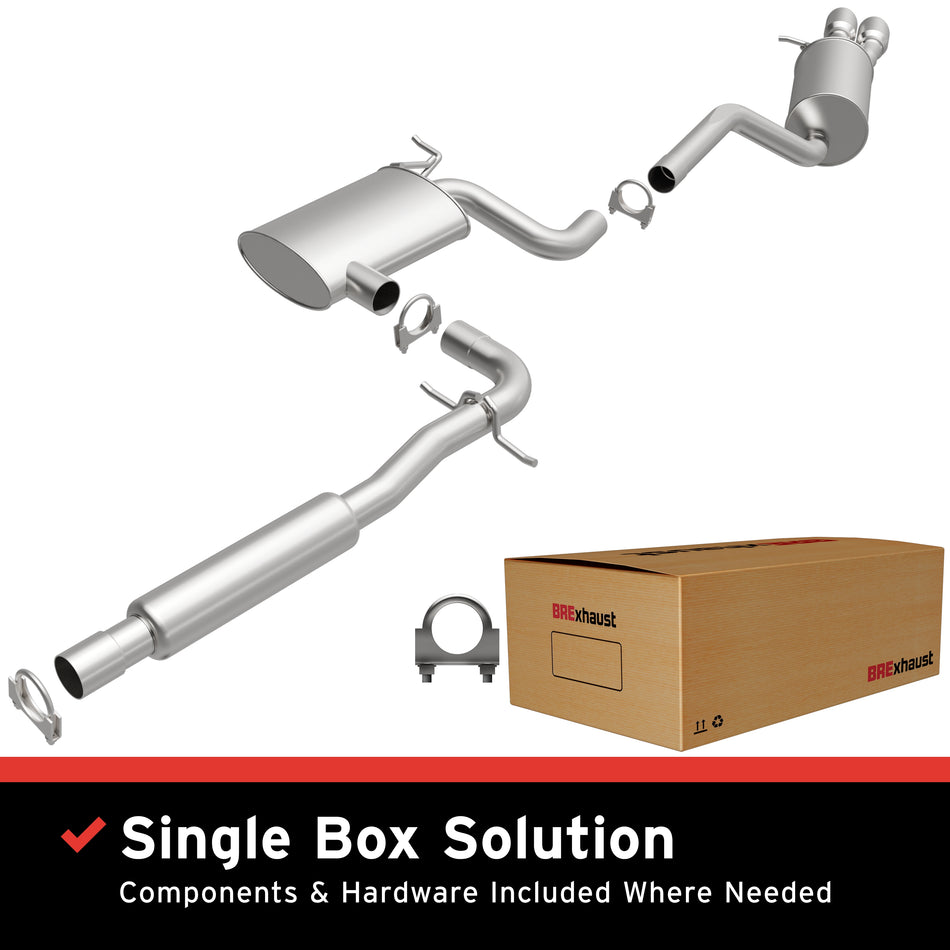 BRExhaust Direct-Fit Exhaust System Kit - 106-0253