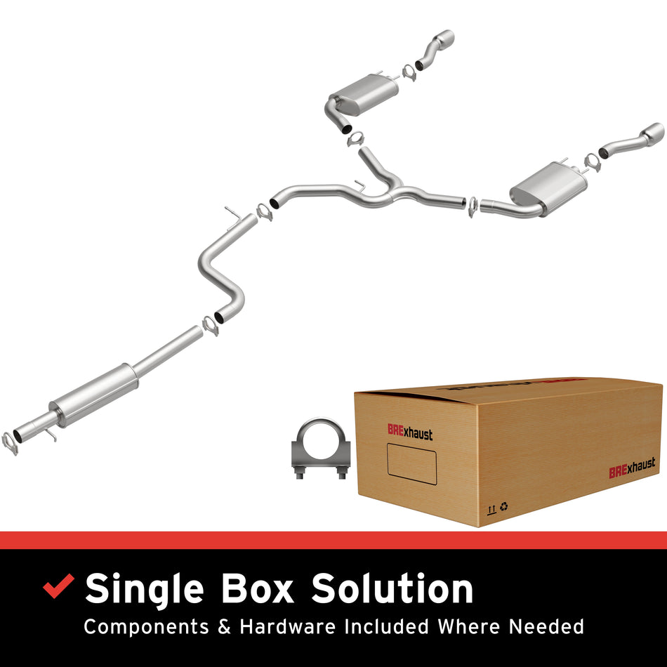 BRExhaust Direct-Fit Exhaust System Kit - 106-0326