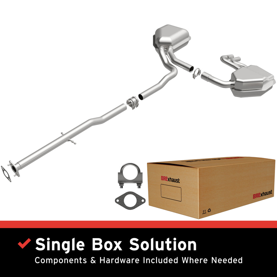 BRExhaust Direct-Fit Exhaust System Kit - 106-0366