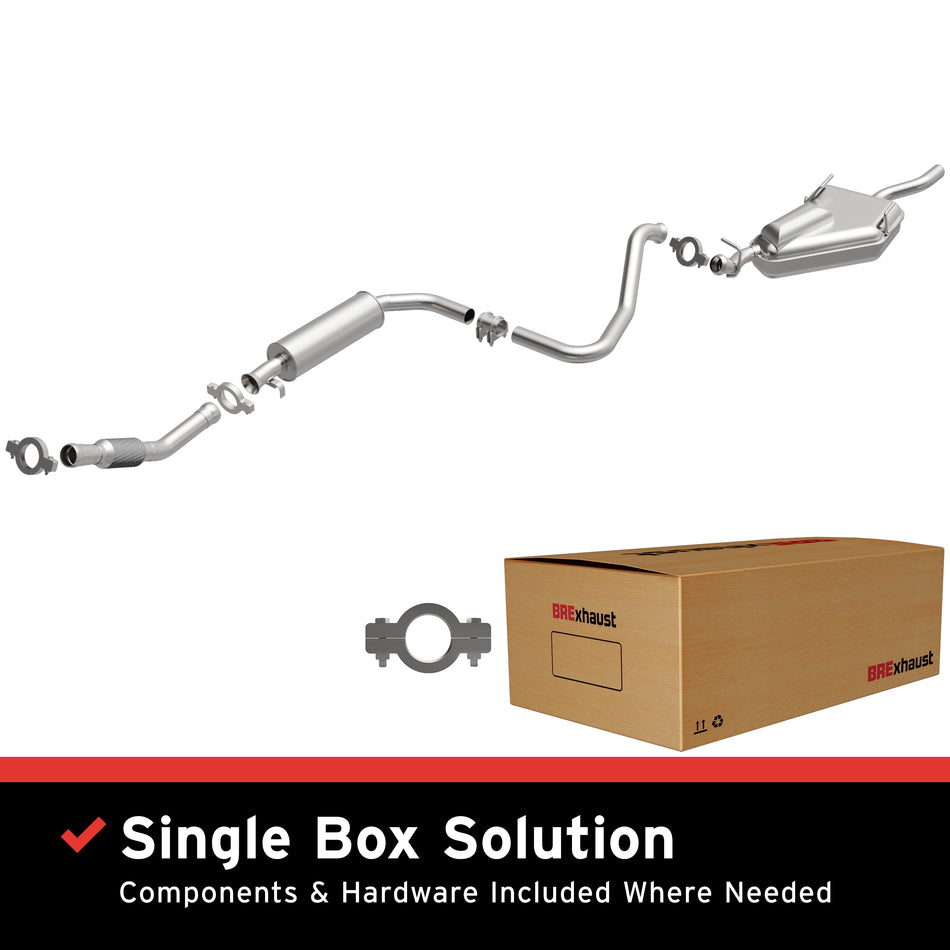 BRExhaust Direct-Fit Exhaust System Kit - 106-0382