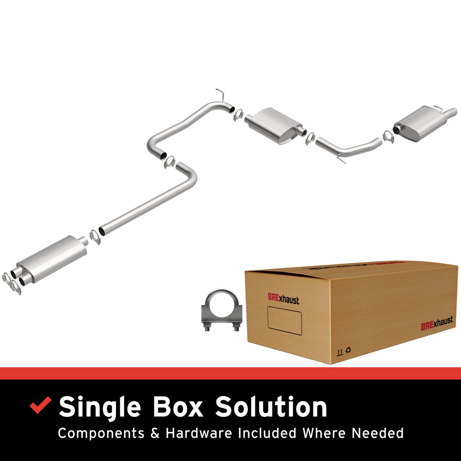 BRExhaust Direct-Fit Exhaust System Kit - 106-0384