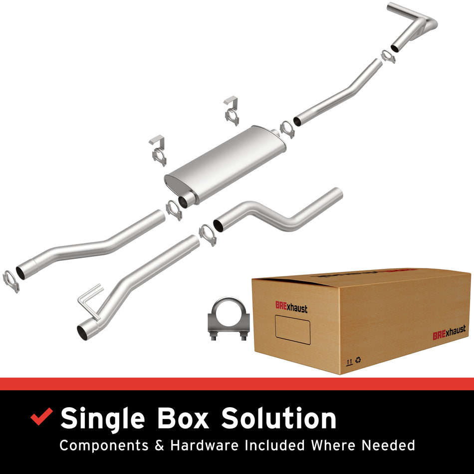 BRExhaust Direct-Fit Exhaust System Kit - 106-0491