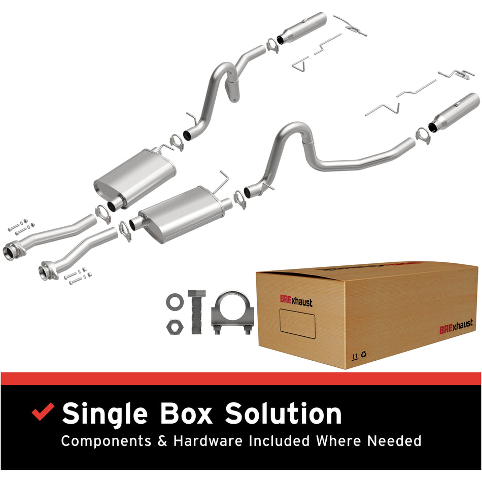 BRExhaust Direct-Fit Exhaust System Kit - 106-0517