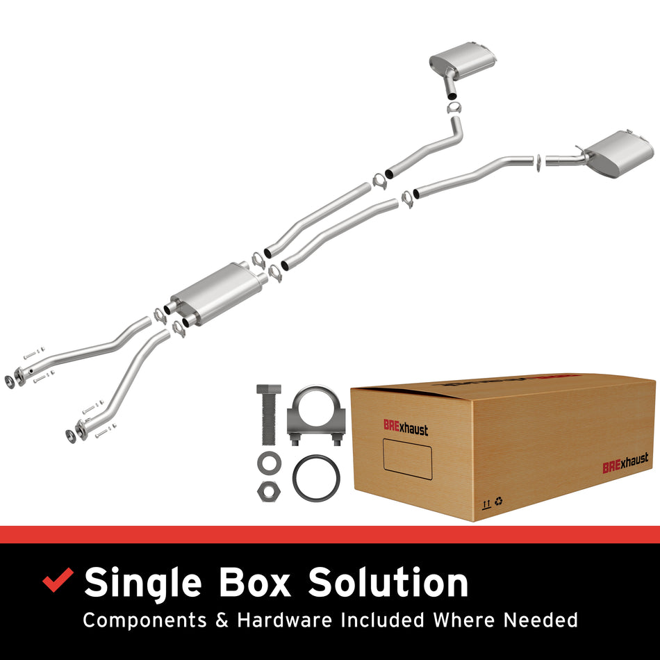 BRExhaust Direct-Fit Exhaust System Kit - 106-0586