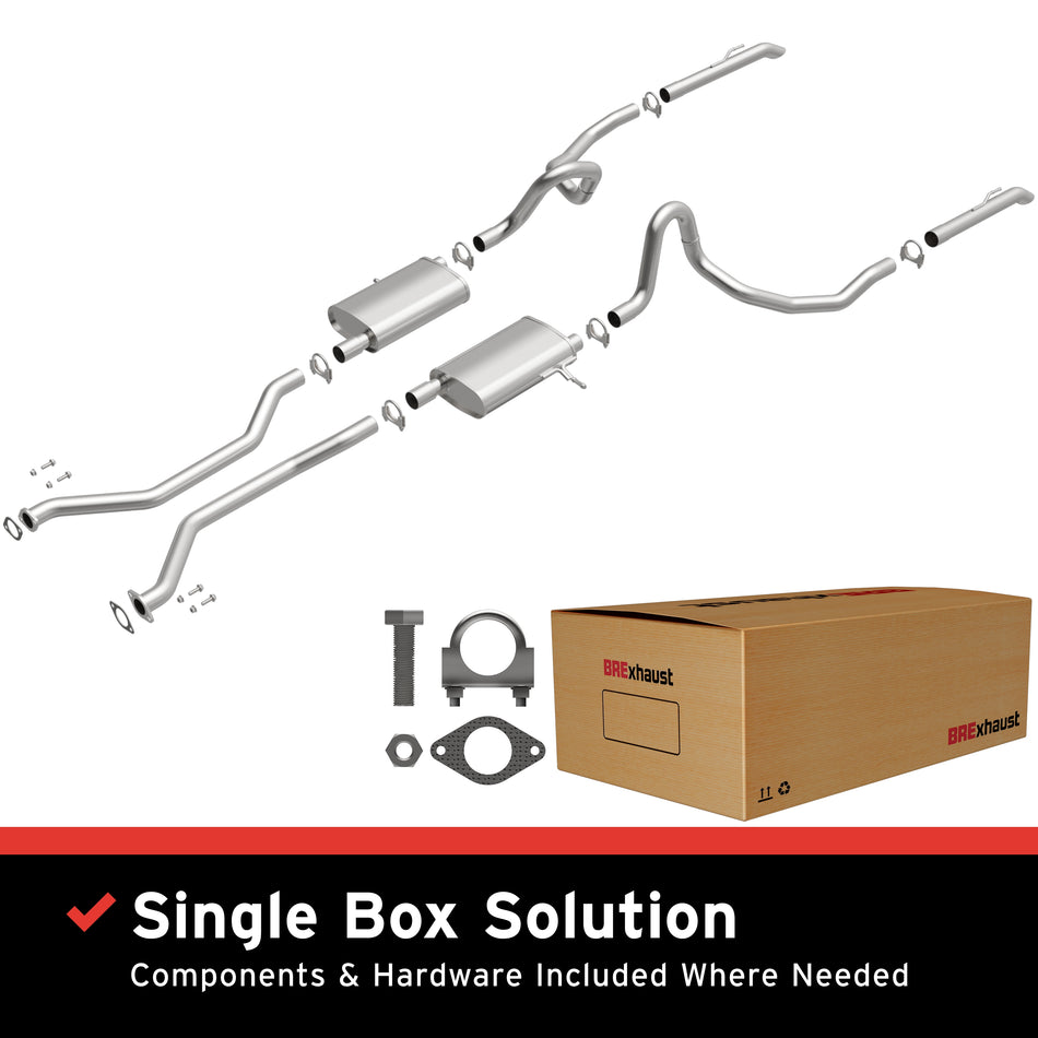 BRExhaust Direct-Fit Exhaust System Kit - 106-0618