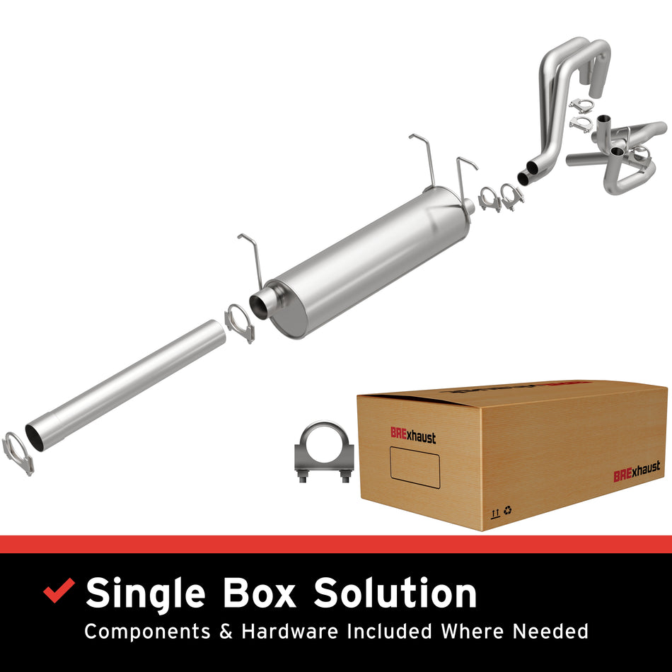 BRExhaust Direct-Fit Exhaust System Kit - 106-0684