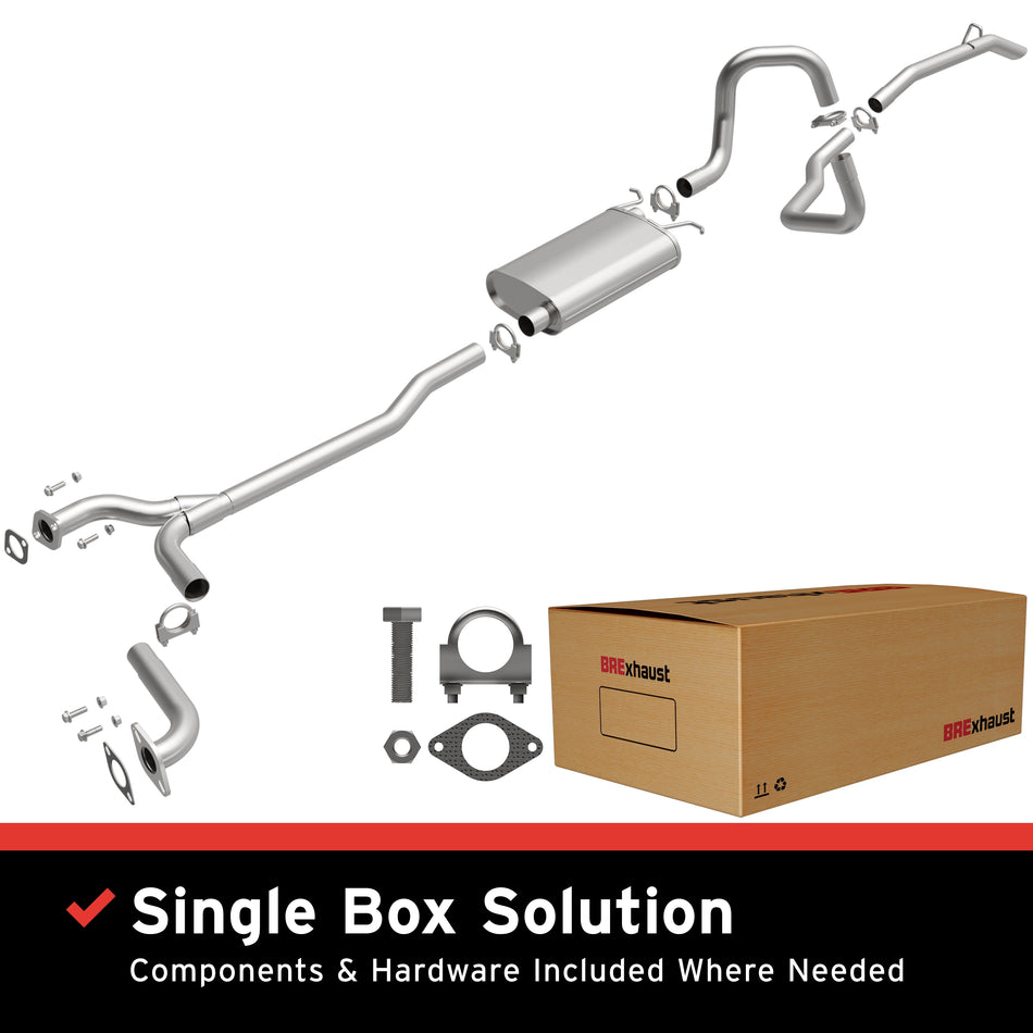 BRExhaust Direct-Fit Exhaust System Kit - 106-0690