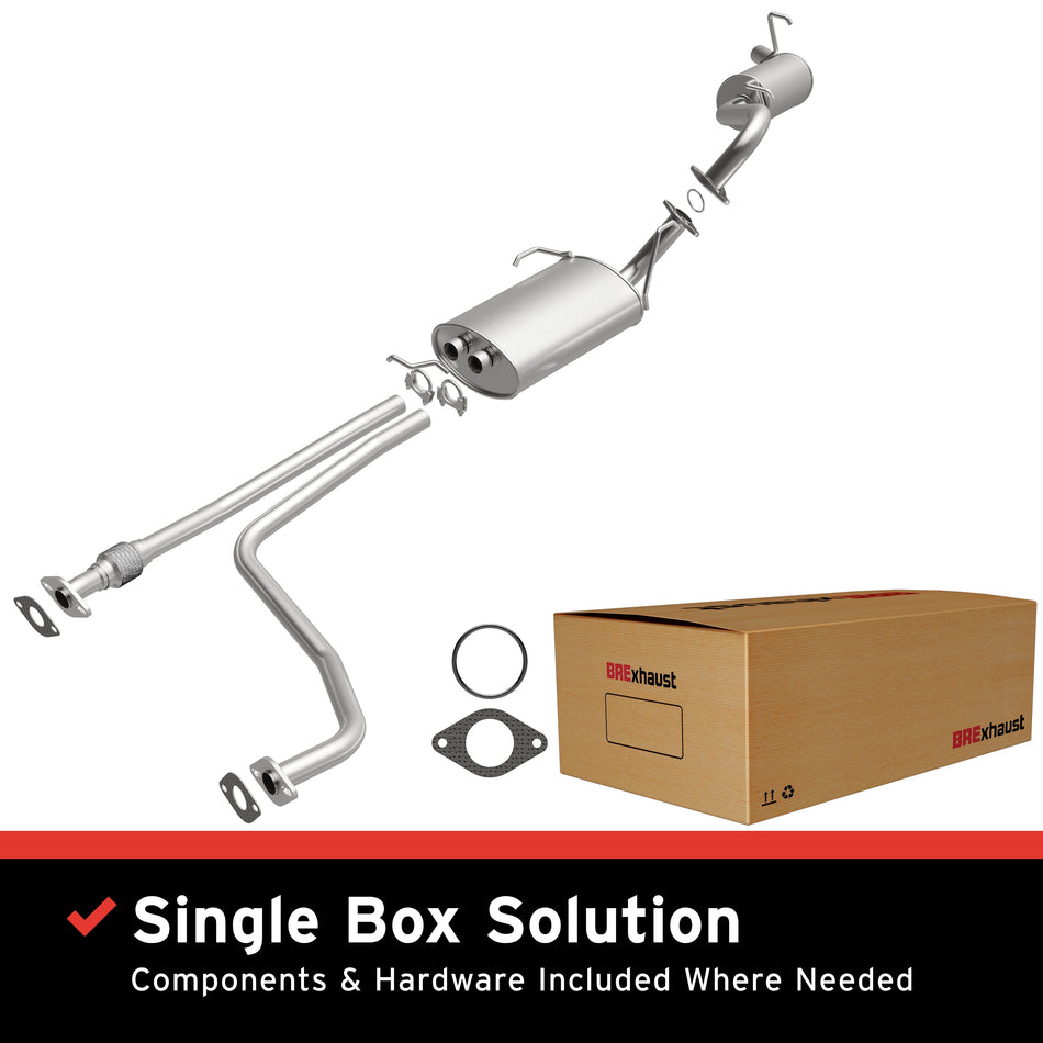 BRExhaust Direct-Fit Exhaust System Kit - 106-0712