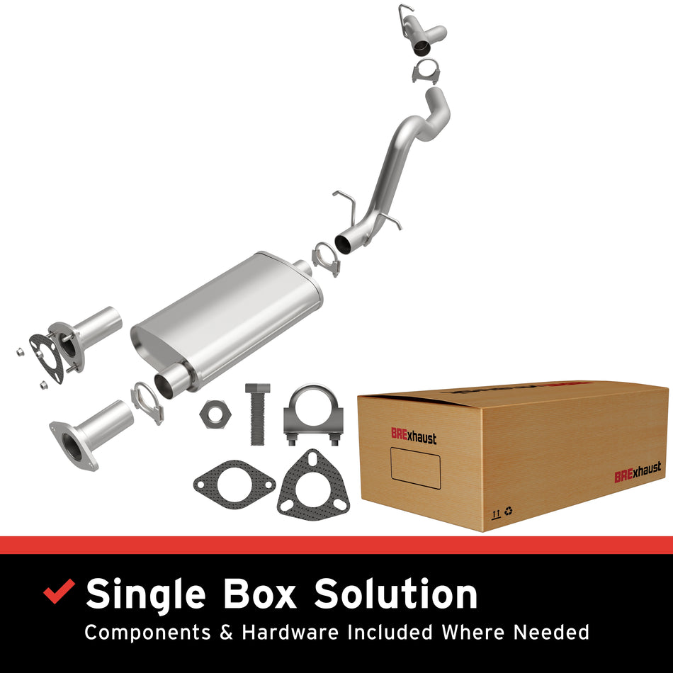 BRExhaust Direct-Fit Exhaust System Kit - 106-0720