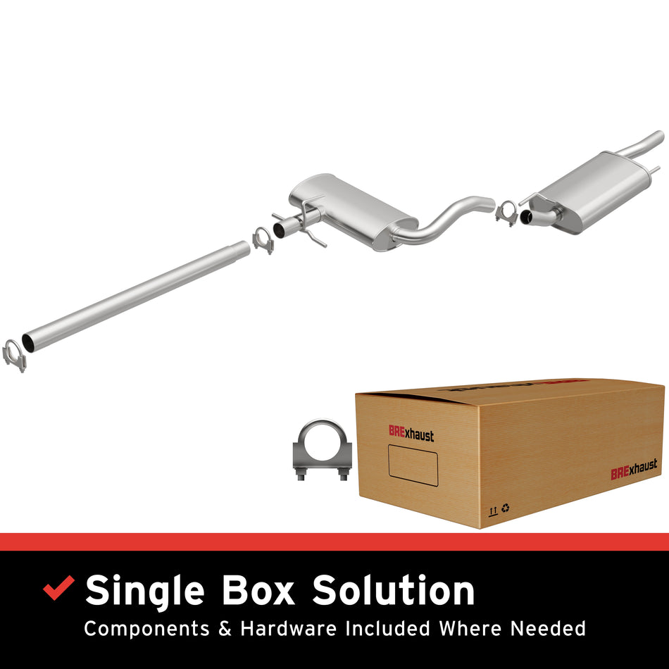BRExhaust Direct-Fit Exhaust System Kit - 106-0729