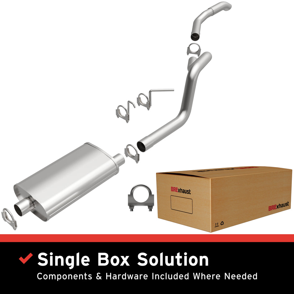 BRExhaust Direct-Fit Exhaust System Kit - 106-0730