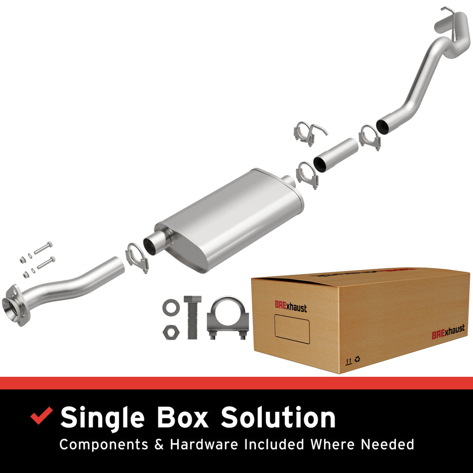 BRExhaust Direct-Fit Exhaust System Kit - 106-0734