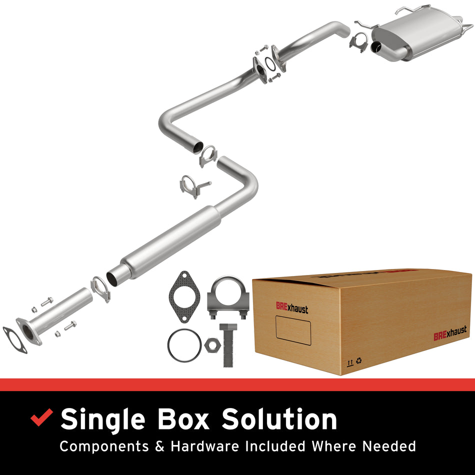 BRExhaust Direct-Fit Exhaust System Kit - 106-0735