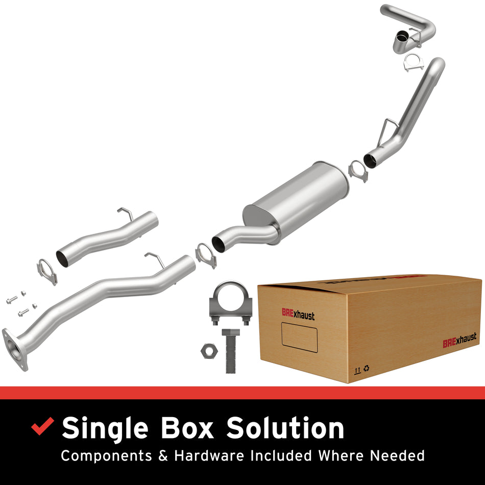 BRExhaust Direct-Fit Exhaust System Kit - 106-0740
