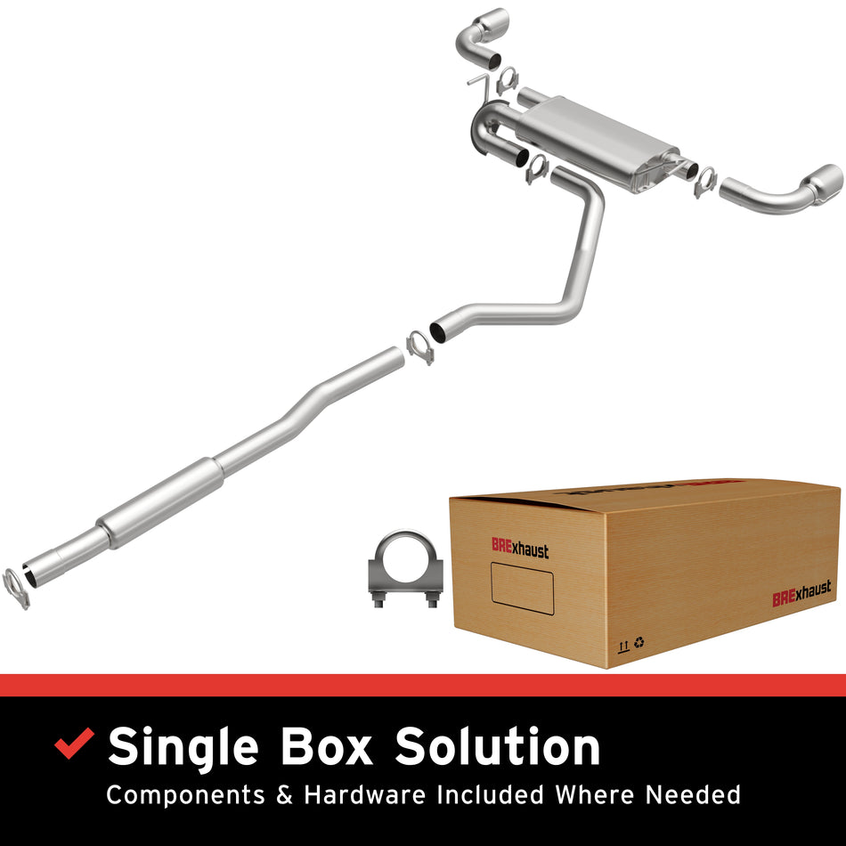 BRExhaust Direct-Fit Exhaust System Kit - 106-0767