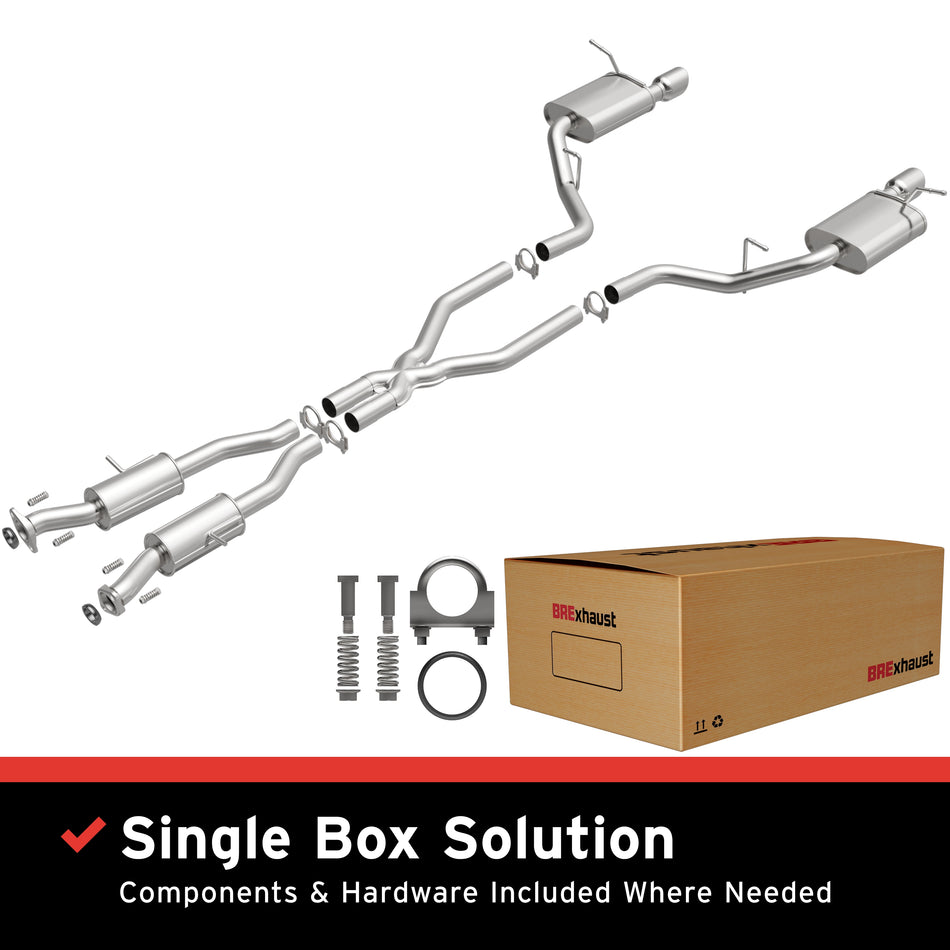BRExhaust Direct-Fit Exhaust System Kit - 106-0768