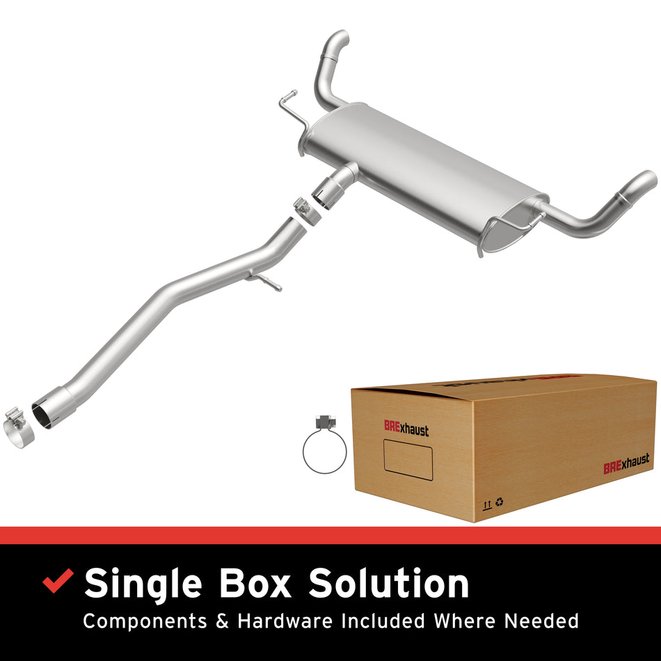 BRExhaust Direct-Fit Exhaust System Kit - 106-0807