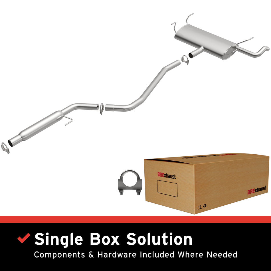 BRExhaust Direct-Fit Exhaust System Kit - 106-0817