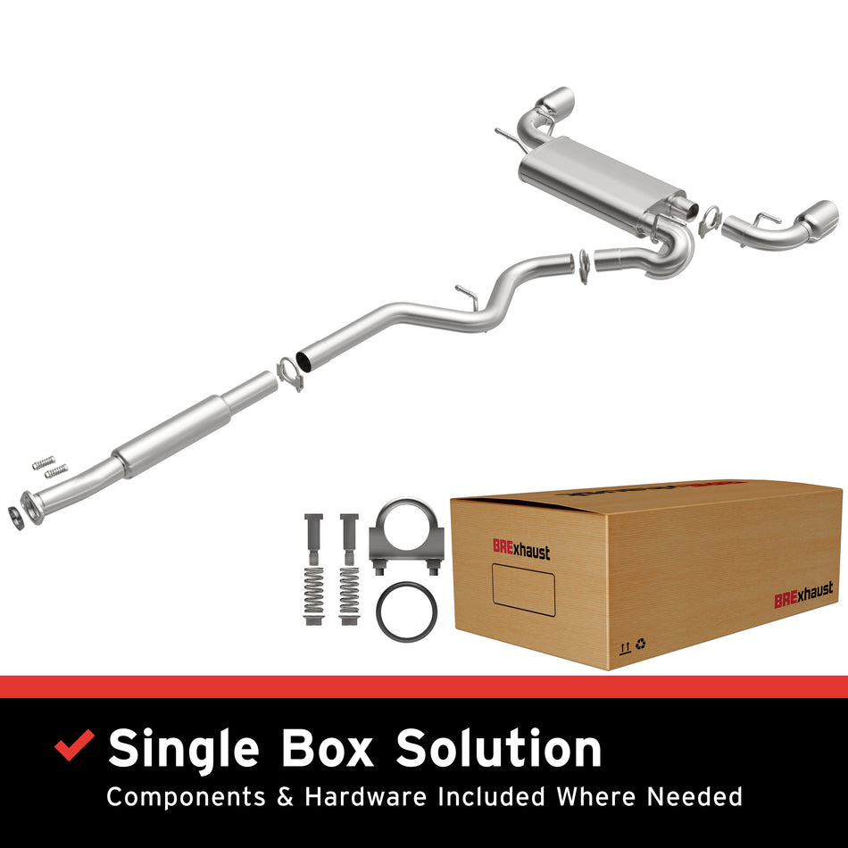 BRExhaust Direct-Fit Exhaust System Kit - 106-0884