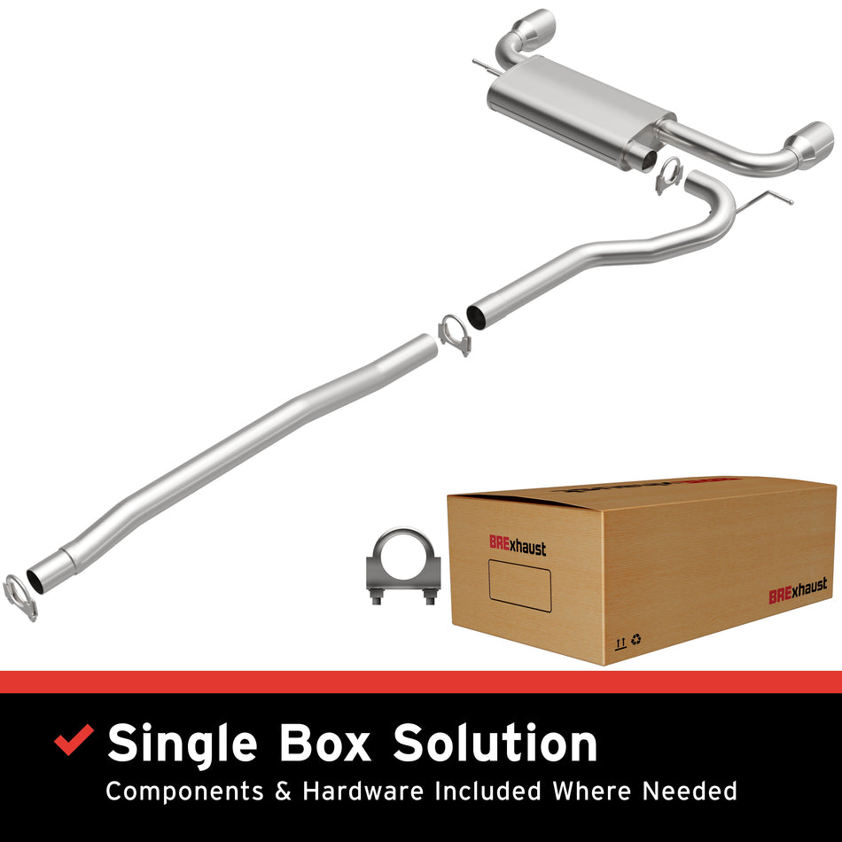 BRExhaust Direct-Fit Exhaust System Kit - 106-0887