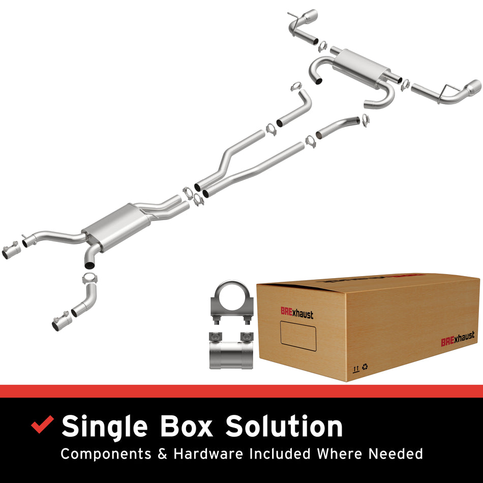 BRExhaust Direct-Fit Exhaust System Kit - 106-0919