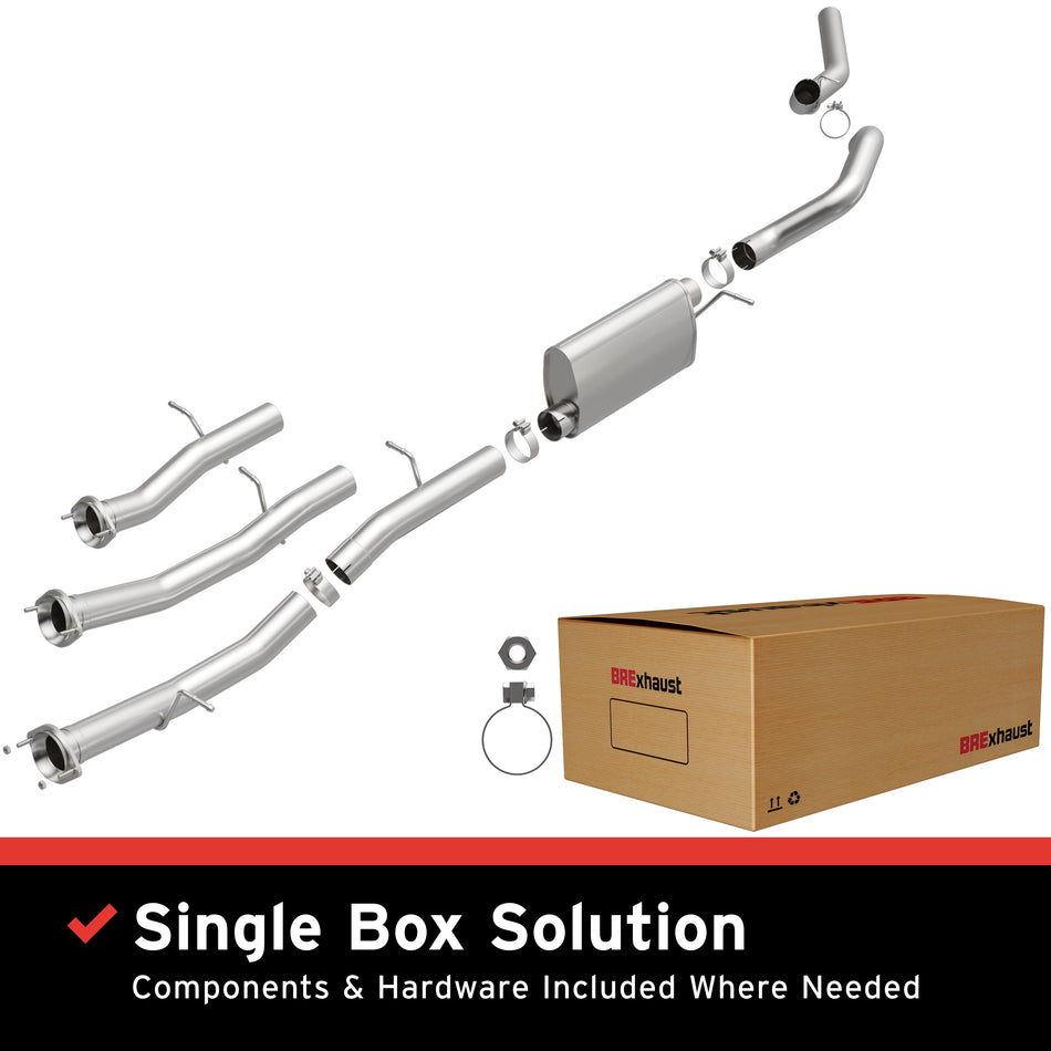BRExhaust Direct-Fit Exhaust System Kit - 106-0979