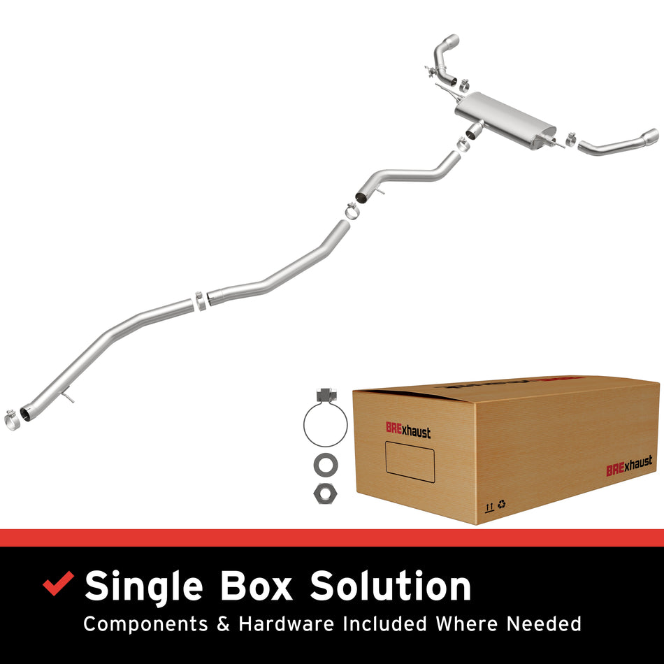 BRExhaust Direct-Fit Exhaust System Kit - 106-0987