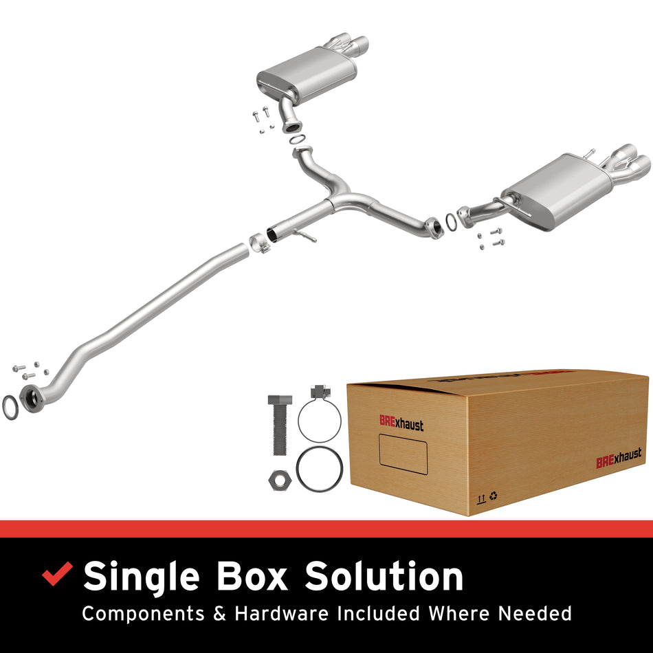 BRExhaust Direct-Fit Exhaust System Kit - 106-1009