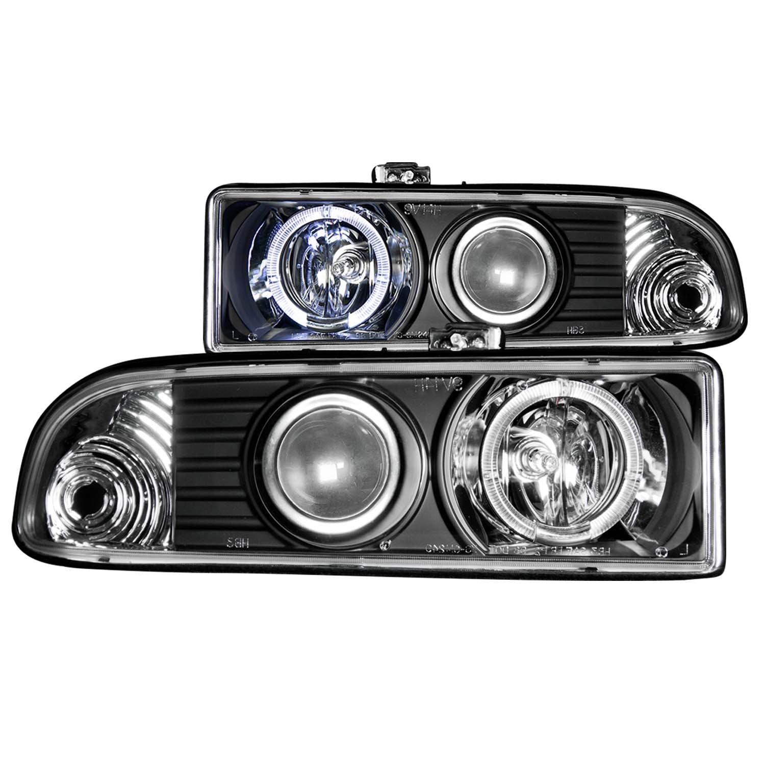 ANZO USA - Projector Headlight Set w/Halo - 111015