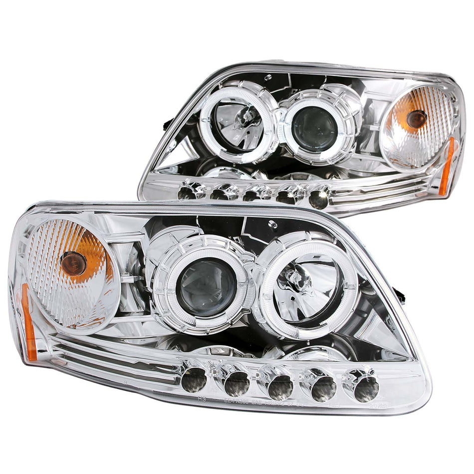 ANZO USA - Projector Headlight Set w/Halo - 111032