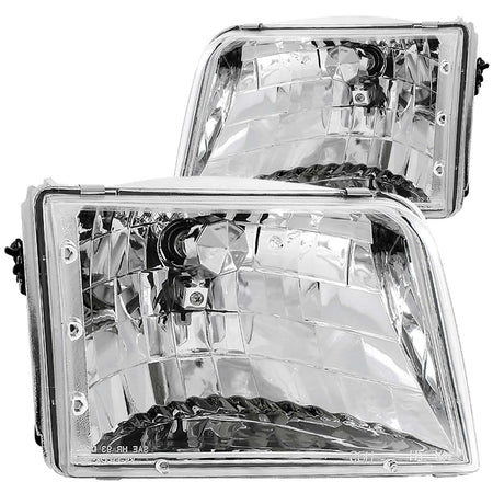 Crystal Headlight Set For 1993-1997 Ford Ranger 111036