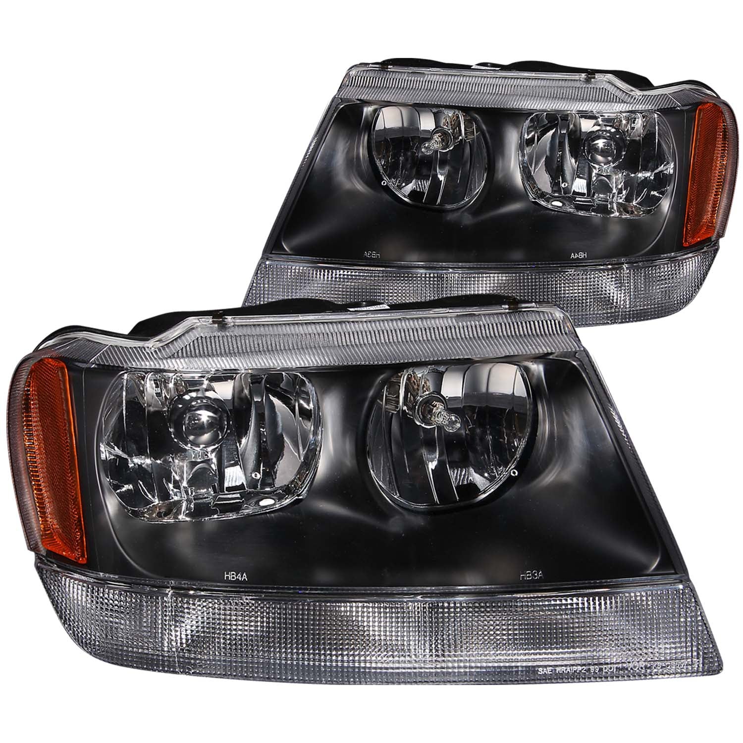 Crystal Headlight Set For 1999-2004 Jeep Grand Cherokee 111042