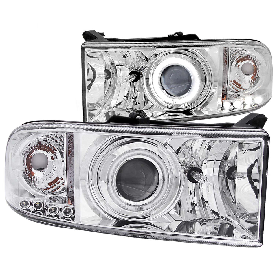 ANZO USA - Projector Headlight Set w/Halo - 111056
