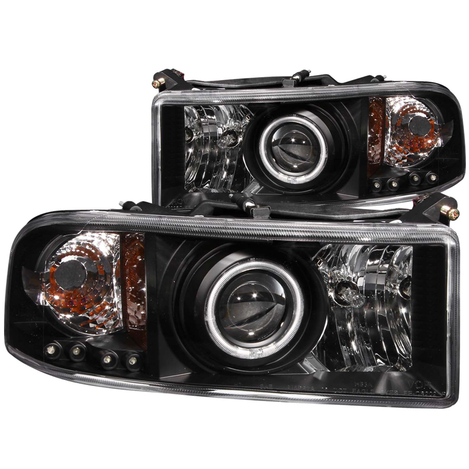ANZO USA - Projector Headlight Set w/Halo - 111065