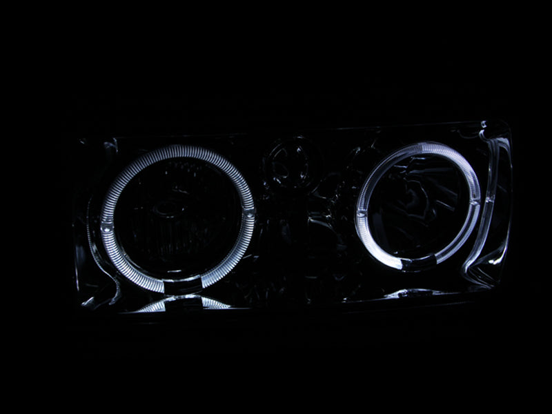 ANZO USA - Crystal Headlight Set w/Halo - 111092