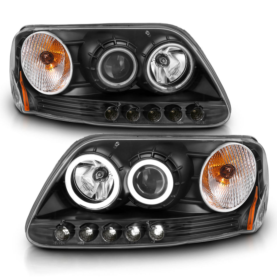 ANZO USA - Projector Headlight Set w/Halo - 111097